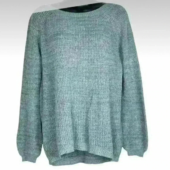 LULU'S v-back cotton blend sweater | S - Picture 1 of 6